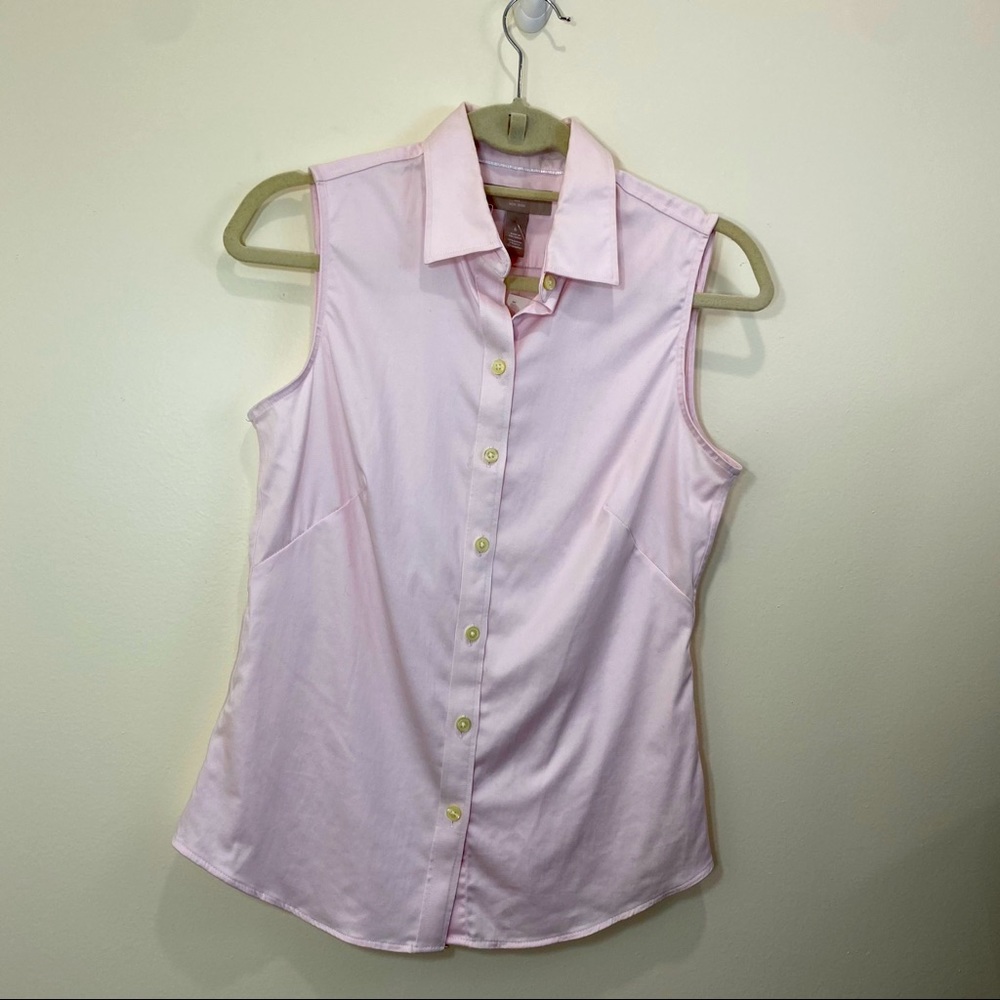Banana Republic | Pink sleeveless | Non-iron